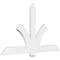 Ekena Millwork Redmond Architectural Grade PVC Gable Bracket, 72"W x 42"H x 2"D x 6"F, 14/12 Pitch GBP072X42X0206RED00 - alternate 1